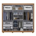 Ver imagem 5 de Guarda-Roupa Casal 6 Portas 6 Gavetas com Pés Alpes