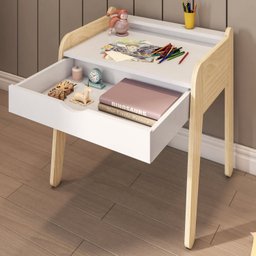 Mesa Infantil em Madeira Maciça e Mdf Corujinha Casatema - 3