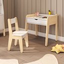Ver imagem 6 de Mesa Infantil em Madeira Maciça e MDF Corujinha Casatema MadeiraOriginals Branco/Marrom
