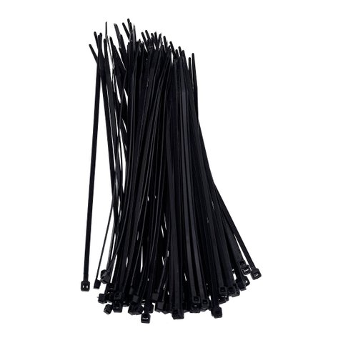 Abraçadeira de Nylon 3,6x200 mm Preto 100 Unidades Bemfixa