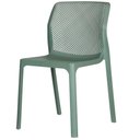 Ver imagem 2 de Kit 4 Cadeiras Empilhável Inmetro Capri Vega Fratini em Polipropileno Cor Verde Aloe