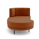 Ver mais imagens de Sofá Chaise Lado Esquerdo Downey Sala de Estar Veludo Terracota G15 - Gran Belo