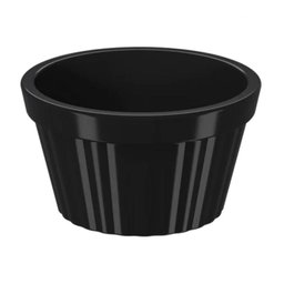 40 Ramekins 60ml Pretos Molheira Servir Maionese Shoyu Potinho Pequeno Uno Plástico - 1