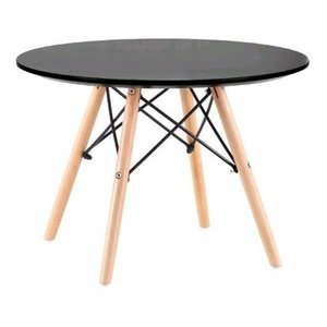 Mesa de Jantar Infantil Redonda Charles Eames Eiffel 60cm