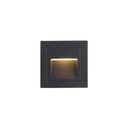 Ver imagem 3 de Balizador Nordecor Linder Embutir Quadrado Led Bivolt Preto 3000k Luz Amarela 2446