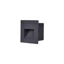 Ver imagem 1 de Balizador Nordecor Linder Embutir Quadrado Led Bivolt Preto 3000k Luz Amarela 2446