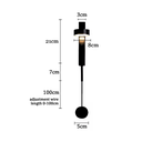 Ver imagem 7 de Arandela Led 7w Make Interruptor Analógico Dourada 3200k Bivolt