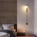 Ver imagem 2 de Arandela Led 7w Make Interruptor Analógico Dourada 3200k Bivolt