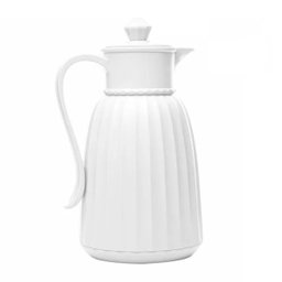 Garrafa Térmica de Plástico Queen Branca 1l 220193 Lyor - 4