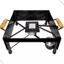 Ver imagem 4 de Churrasqueira Fogareiro a Álcool Chapa Ferro Multi P/ Mesa