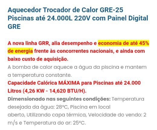 Trocador De Calor Gre G25 Veico Mono Painel Digital Piscina - 5