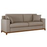 Sofá Living Vintage 3 Lugares 220cm em Boucle Slim - 2