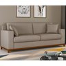 Sofá Living Vintage 3 Lugares 220cm em Boucle Slim - 1