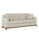 Ver imagem 2 de Sofá Living Vintage 3 Lugares 200cm em Boucle Slim