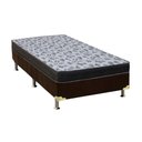 Ver imagem 1 de Cama Box Solteiro: Colchão Espuma D33 Ortobom /EP Fort Tech ISO 100 + Base CRC Suede Brown(88x188)