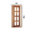 Ver imagem 2 de Vitrô Capelinha Pivotante de Madeira Mista Reto 45 X 1,00 Rodam