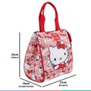 Ver imagem 5 de Bolsa Térmica Cooler Impermeavél Com Compartimento Extra e Alça de Transporte Hello Kitty Baby