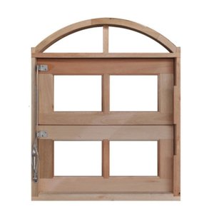 Vitrô Basculante de Madeira Mista em Arco 60 X 60