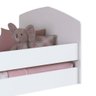Cama com Grades de Proteção Montessoriana Branco Encanto Art In Móveis - 3