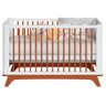 Berço Redondo Padrão Americano 2 em 1 Mini Cama Sambalelê - mel/branco - 7