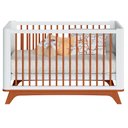 Ver mais imagens de Berço Redondo Padrão Americano 2 em 1 Mini Cama Sambalelê - mel/branco