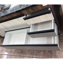 Ver imagem 2 de Gabinete de Cozinha 94cm Espaço 3 Gavetas Armário Pia Branco:Branco