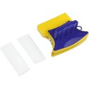 Ver imagem 1 de Limpa Vidros Magnético Amarelo Limpeza 2x Mais Rápida Dentro e Fora Rodo Mágico:amarelo/único/unisse