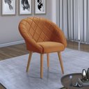 Ver imagem 2 de Poltrona Decorativa Emilia Terracota