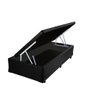 Cama Box Baú Green Solteiro Preto + Colchão Espuma D28 88x188x8 - 2