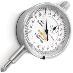 Relógio Comparador - Cap. 0-5mm - Graduação de 0,001mm - Diâmetro do Mostrador Ø58mm Tampa - 1