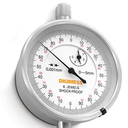 Relógio Comparador - Cap. 0-5mm - Graduação de 0,001mm - Diâmetro do Mostrador Ø58mm Tampa - 4