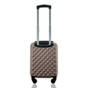 Ver imagem 4 de Kit Conjunto Mala de Bordo Viagem Rígidas Rodas 360º Cadeado Segredo Gladiador Duas D1PP tamanho PP