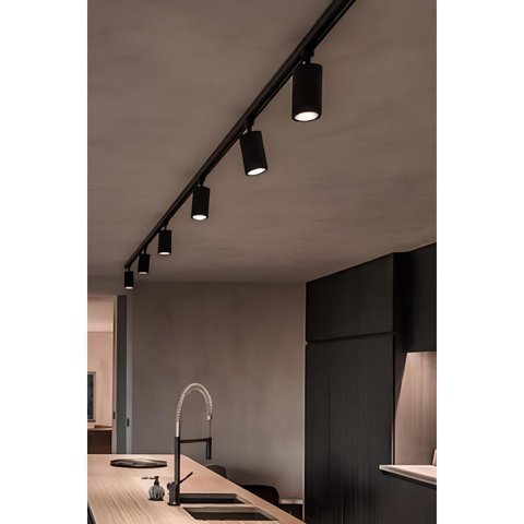 Spot para Trilho Neo (d)6.9cm (l)10cm (a)14.2cm 1x10w 2700k 850lm