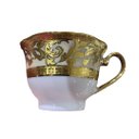 Ver imagem 5 de Jogo de Xicaras para Chá e Café da Tarde em Porcelana Branco com Dourado 30 Peças