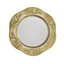 Ver imagem 6 de Jogo de Xicaras para Chá e Café da Tarde em Porcelana Branco com Dourado 30 Peças