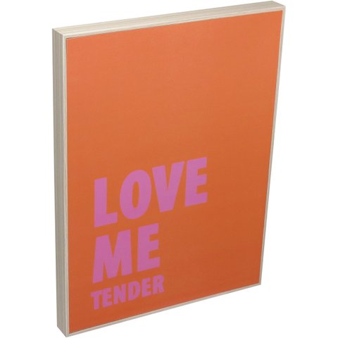 Quadro Decorativo Enfeite Parede Casa Home&co Mdf 40x30x3cm Laranja