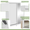 Ver imagem 5 de Kit Quarto Casal 3 Peças com Guarda-Roupa Zeine Cômoda Vedra e Cama Reali Branco