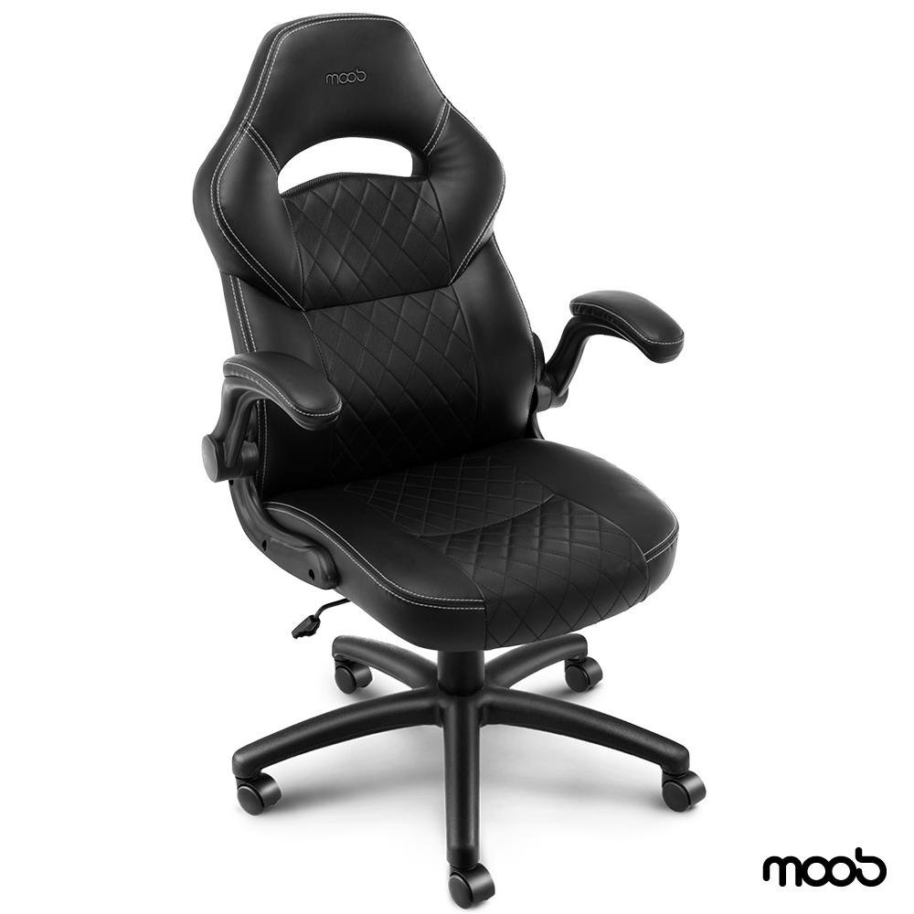 Cadeira Gamer Moob Horizon Giratória Com Função Relax e Braços Ajustáveis Preto - 8