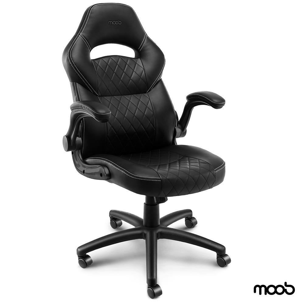 Cadeira Gamer Moob Horizon Giratória Com Função Relax e Braços Ajustáveis Preto - 6
