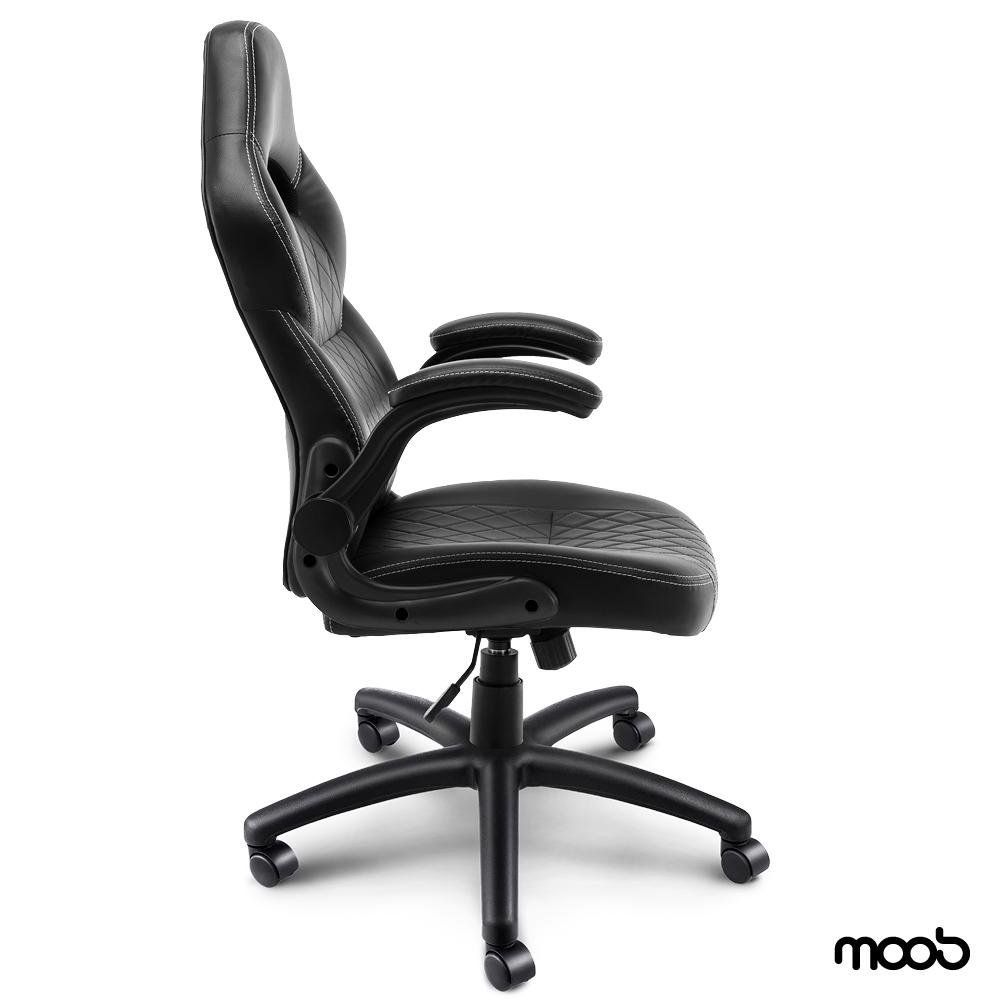 Cadeira Gamer Moob Horizon Giratória Com Função Relax e Braços Ajustáveis Preto - 7