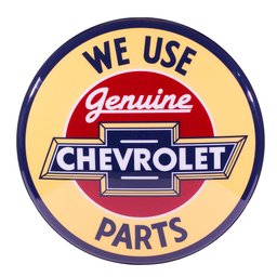 Luminoso de Parede Chevrolet We Use Retrô Vintage para Bar, Garagem, Churrasqueira, Oficina Mecânica - 1