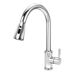 Torneira de Cozinha Gourmet Monocomando com Extensor Ducha Luxo - Cromada - 3