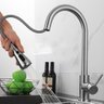 Torneira de Cozinha Gourmet Monocomando com Extensor Ducha Luxo - Cromada - 1