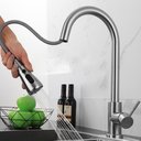 Ver imagem 1 de Torneira de Cozinha Gourmet Monocomando com Extensor Ducha Luxo - Cromada