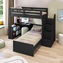 Ver imagem 6 de Beliche Star Office Infantil/ Juvenil Multifuncional com Escrivaninha Casatema MadeiraOriginals