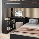 Ver imagem 4 de Beliche Multifuncional Solteiro Adulto com Escrivaninha Star Office Casatema MadeiraOriginals