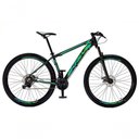 Ver imagem 1 de Bicicleta Aro 29 Krw Alumínio 24 Vel Freio a Disco Suspensão Dianteira S1 15.5 Preto-verde