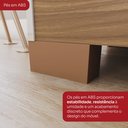 Ver mais imagens de Guarda-Roupa Casal 6 Portas 3 Gavetas com Espelho Cover Off White/Nature