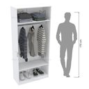 Ver imagem 6 de MÓDULO CLOSET COM CABIDEIRO A1,85 M291.B (CASA, LOJA, CLOSET) MUNDI MOVEIS