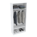 Ver imagem 1 de MÓDULO CLOSET COM CABIDEIRO A1,85 M291.B (CASA, LOJA, CLOSET) MUNDI MOVEIS
